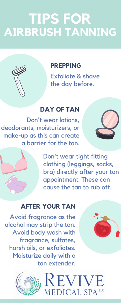 Airbrushed Spray Tan  Spa Services  Revive Medical Spa, LLC