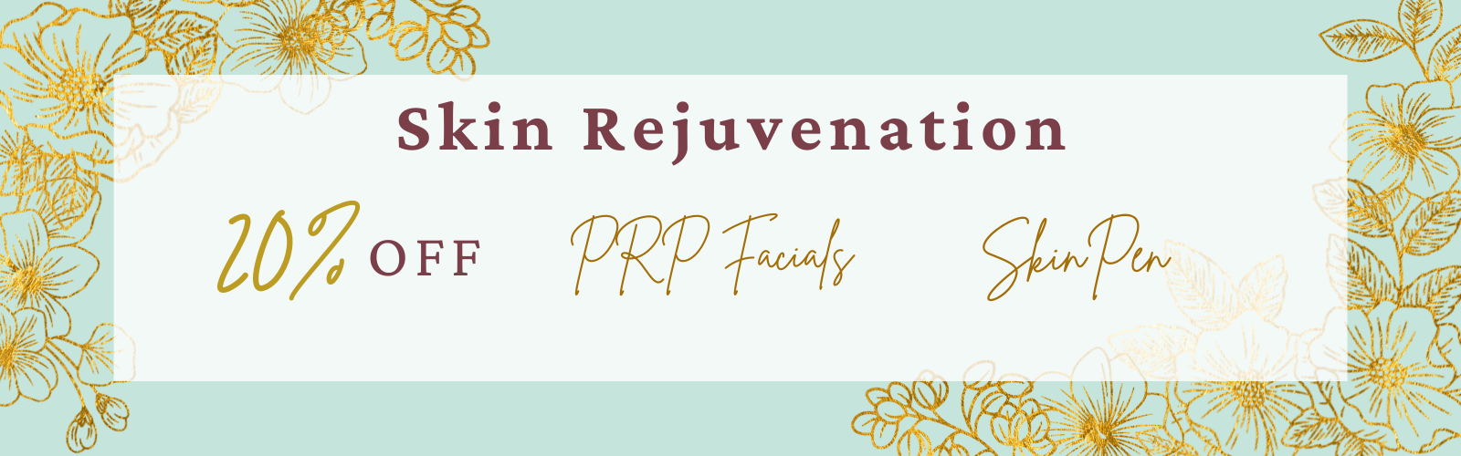 Save on PRP Facials and Skin Pen