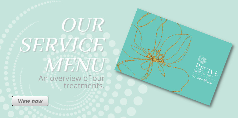 Revive Service Menu with treatments & services
