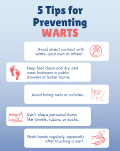 5 tips for preventing warts