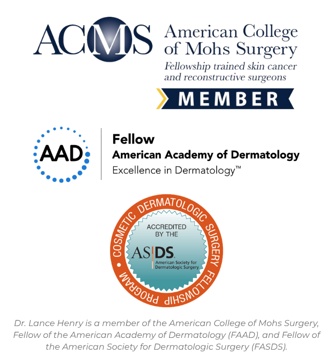 Dr. Lance Henry, Recognized by Leading Dermatology Organizations